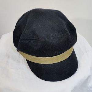 rag & bone Fisherman's Cap wool w/ olive suede